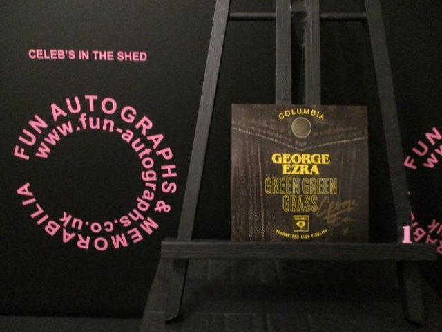 George Ezra - 'Green Green Grass' Authentic Autographed Single Cover (1)