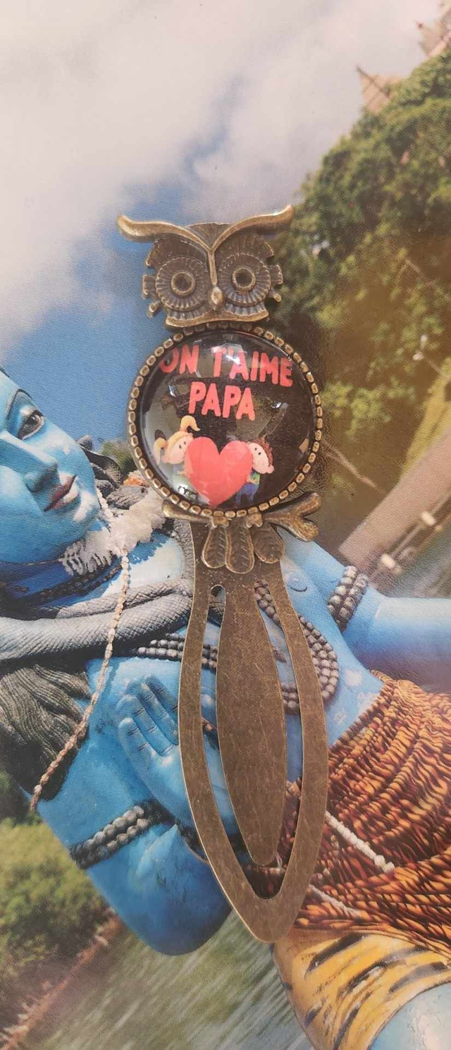 Marque page " On t' Aime Papa 