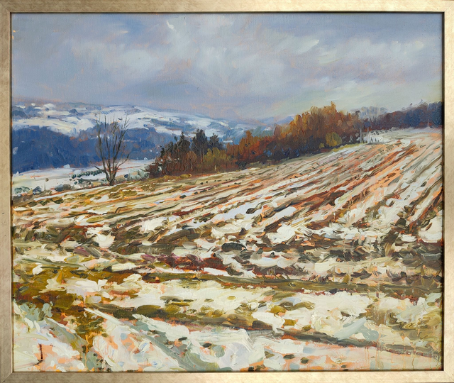 Beskidy, 46x55 olej płótno oprawiony