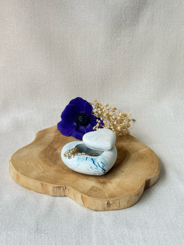 La boîte cœur – Écrin de douceur minérale