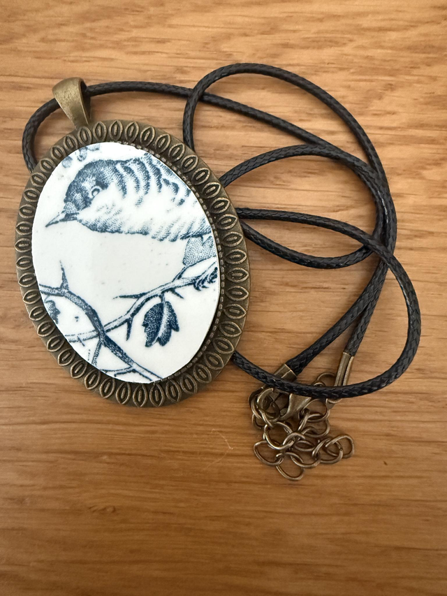 Collier métal bronze  