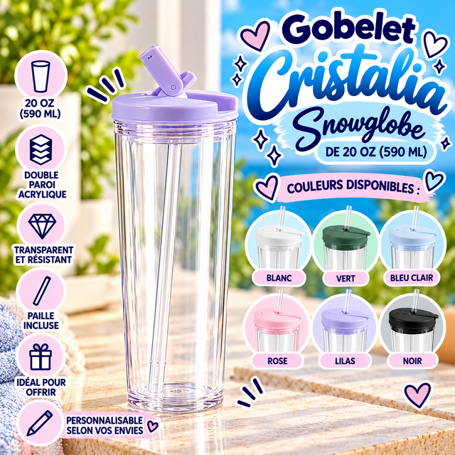 Gobelet Cristalia Snowglobe