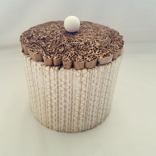 Boite effet cannelure - petit modèle