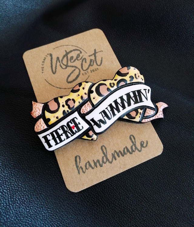 Fierce Wummin Double Heart 