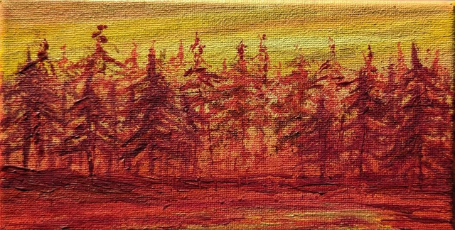 Forest at dawn (mini)