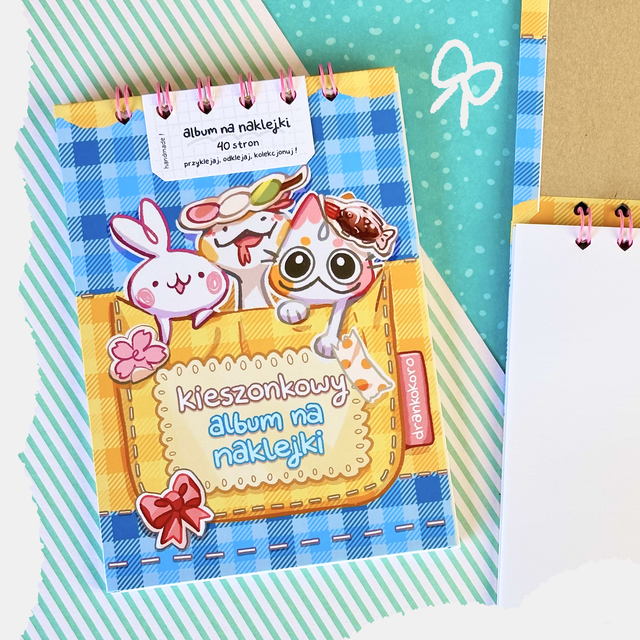 Album na naklejki A6 - kieszonkowy