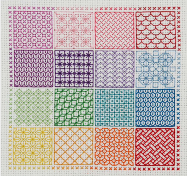 Embroidery Kit: Sampler: Blackwork by Anchor