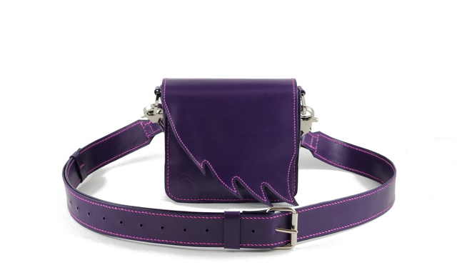 Mini Sac bandoulière et ceinture KARASU Violet