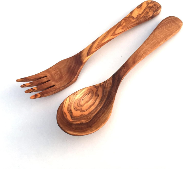 Cutlery Set - Tuscan Olive Wood