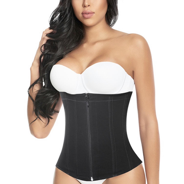 Gaine powernet ( fermeture éclaire et une rangée de crochet )longue 