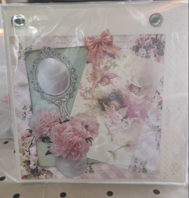 N° 914 Carte  Mariage &quot; envol des anges &quot;   