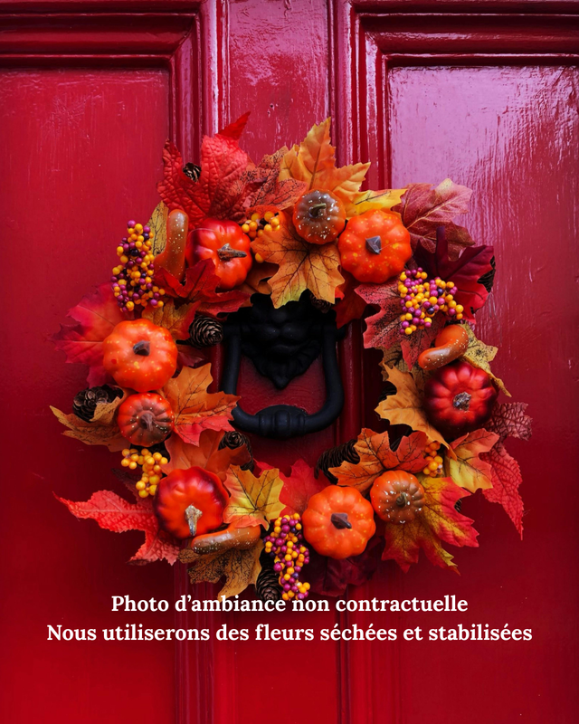 Atelier demie couronne d'automne + apéro | Ven. 09/10 à 18h