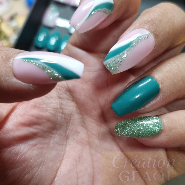 Lilou green little ballerine S créer sur commande délai de 7 jours ouvrable