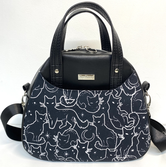 Black Cats Bowler Bag 