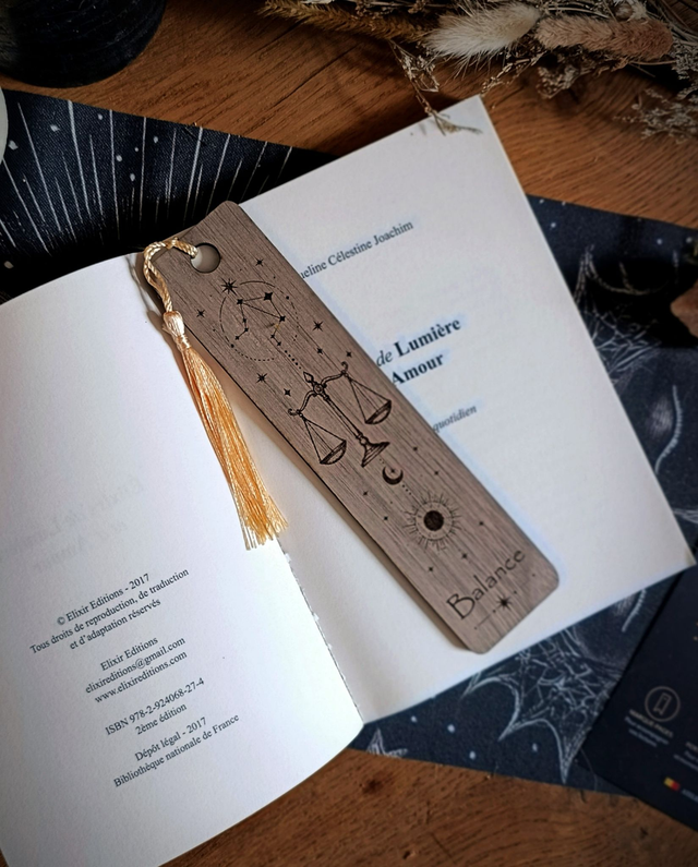 Marque-page Balance en noyer