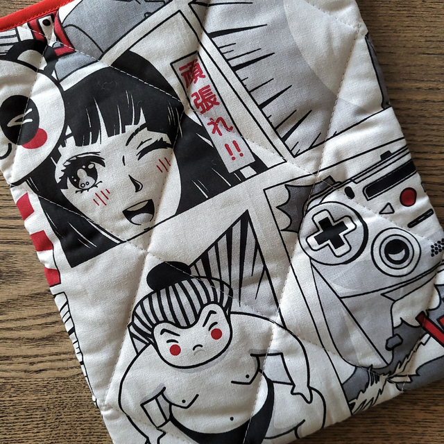 Pochette pour livre Maxi Broché : Manga rouge