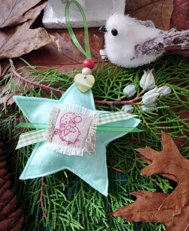 Décoration de Noël Feutrine - Étoile