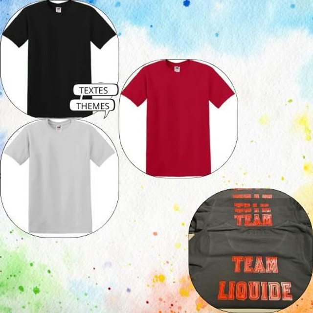 T-shirt coton du s au 5xl