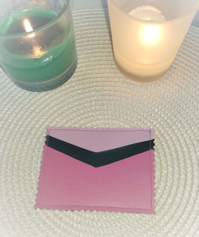 Porte cartes en simili cuir