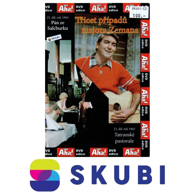 DVD Třicet případů majora Zemana - 21. díl: rok 1964 Pán ze Salcburku + 22. díl: rok 1965 Tatranské pastorale - česky