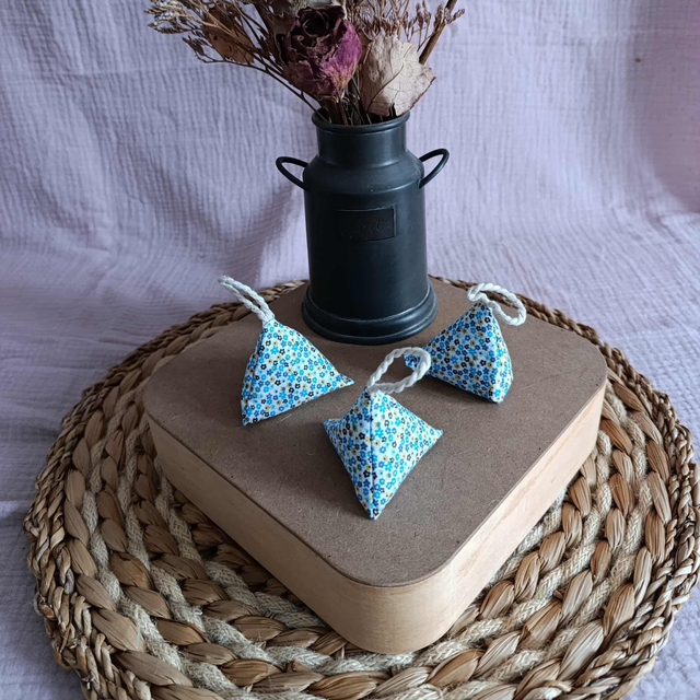 Berlingot de Lavande Petites Fleurs Bleu