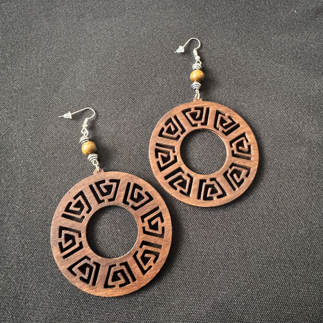 Geometric circle Earrings 