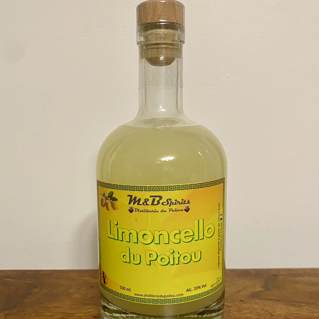 Limoncello du Poitou - citrons jaunes