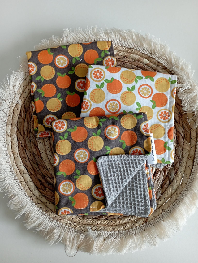 Essuie tout lavable 3 feuilles.