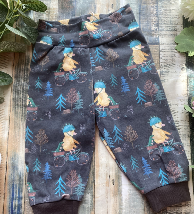 Buddy Duck on a Bike Leggings 3-6m