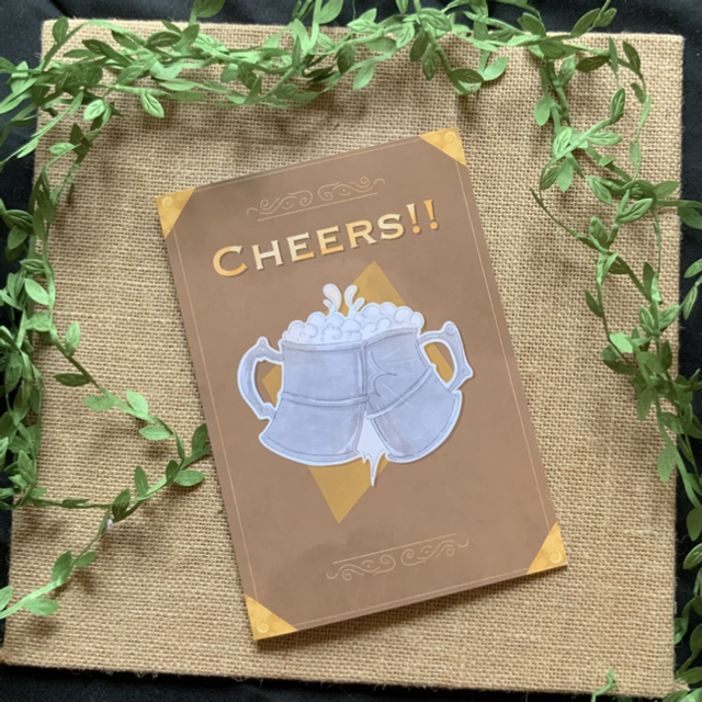 Cheers! - A5 Greetings Card