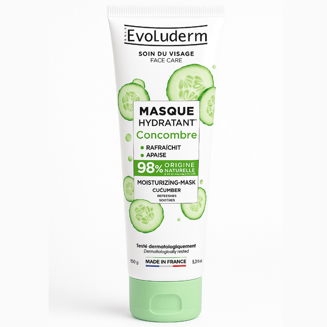 Masque Hydratant au Concombre – Evoluderm