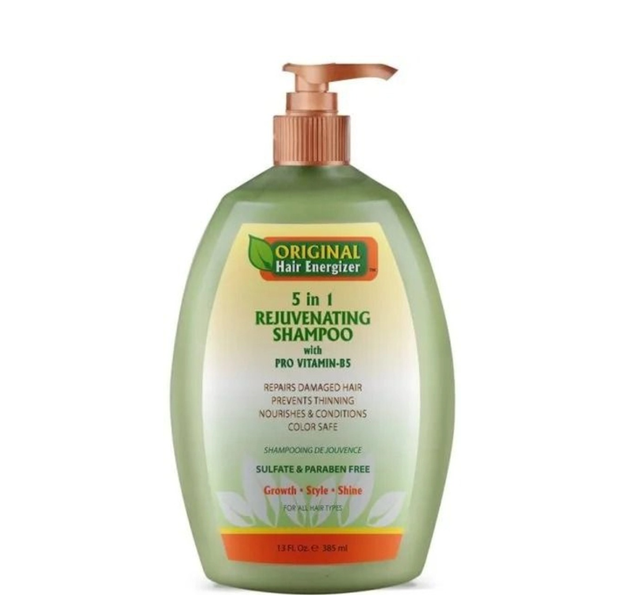 Organic Hair Energizer: 5 in 1 Rejuvenating Shampoo 13oz