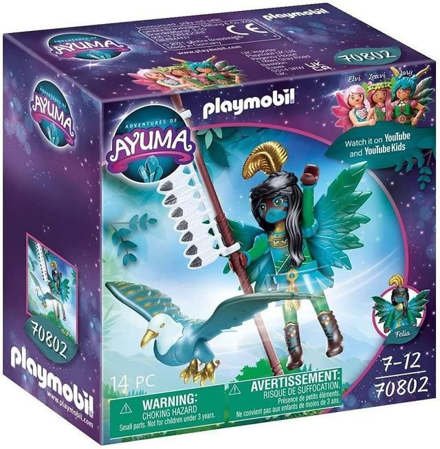 Playmobil Knight Fairy Avec Animal Préféré - Ayuma - 70802
