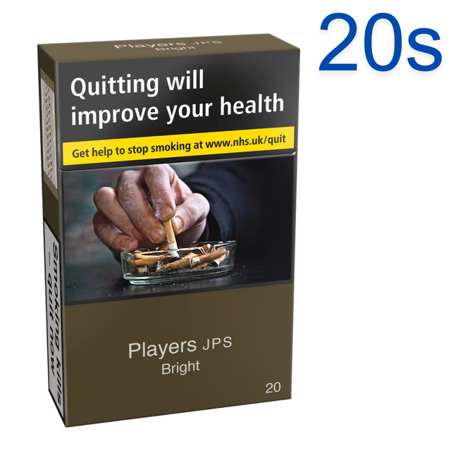 JPS Players Bright Cigarettes, 20s