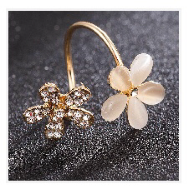 Rose Gold Flower Ring