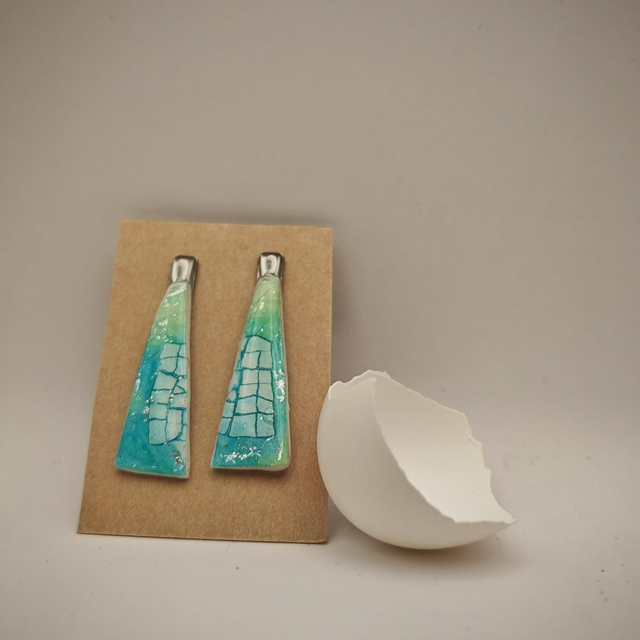 Boucles d'oreilles  turquoises