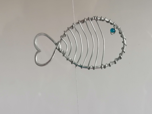 Suspension poissons en aluminium