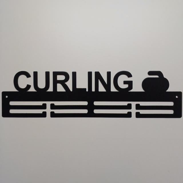 Curling Medal Holder
