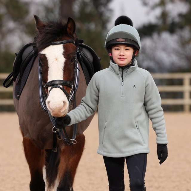Aubrion React Half Zip Fleece - Young Rider