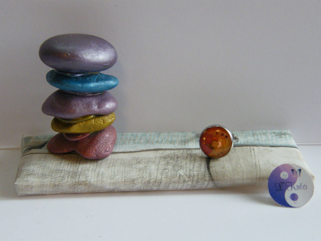 Hexagone Rouge/Orange/Jaune