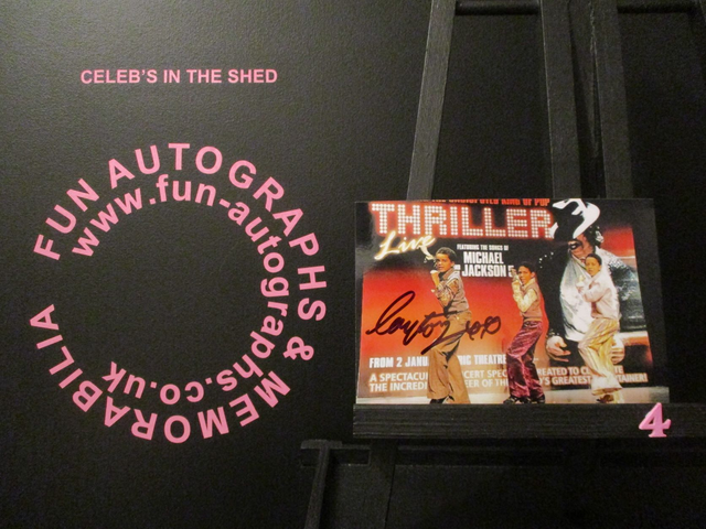Layton Williams Authentic Autographed Thriller 6x4 Photograph (4)