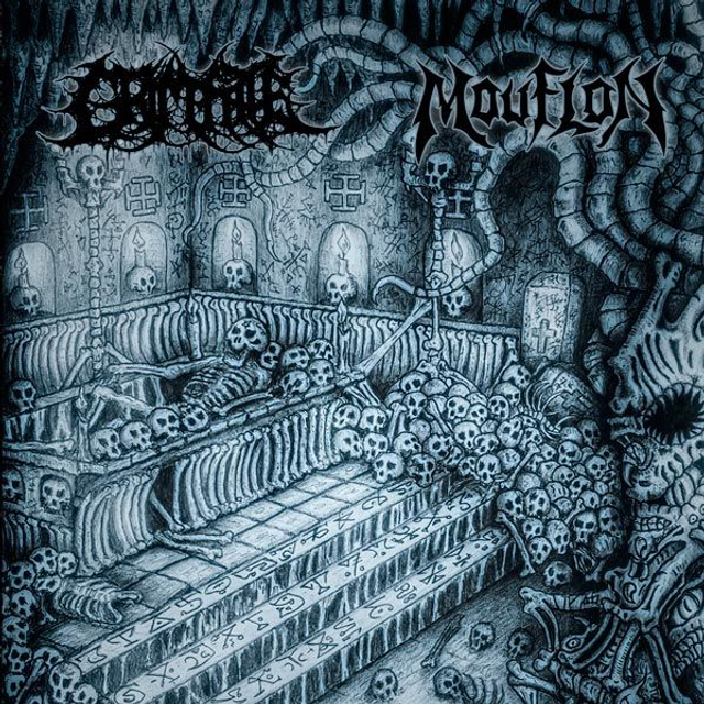 MOUFLON / GRIM FATE : The All-Consuming Void of Death and Decay (2024)