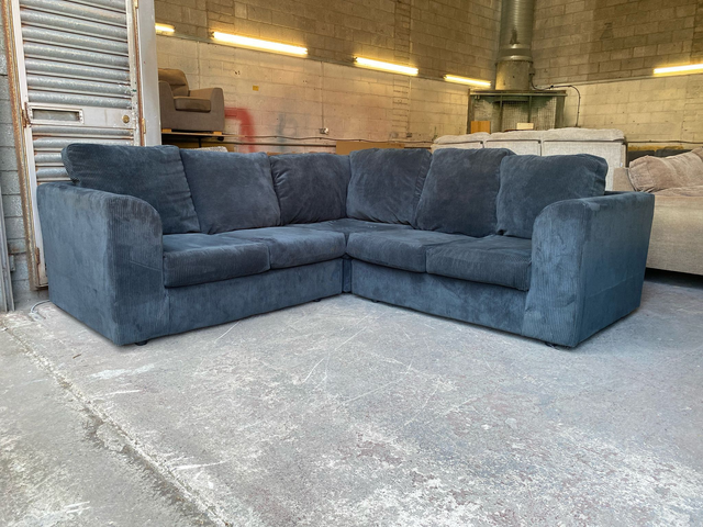 Blue Corner Sofa #U1214