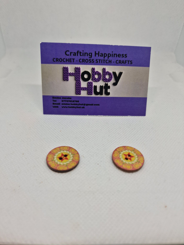 Vintage Style Buttons (30) 2cm