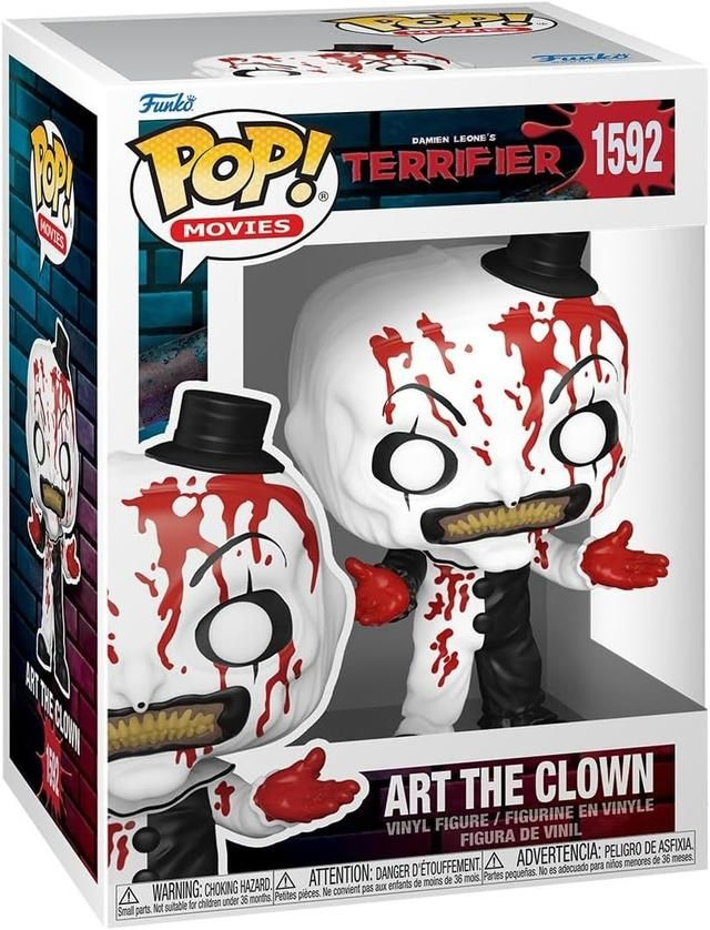 Funko Terrifier 2 Art The Clown Bloody Pop! Vinyl Figure #1592