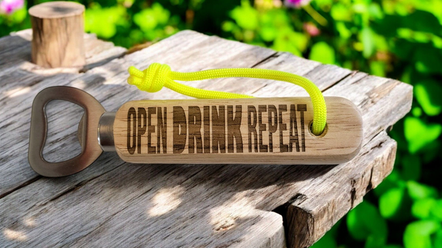 Bottle Opener - Open Drink Repeat