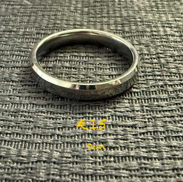 Ring zilver dun