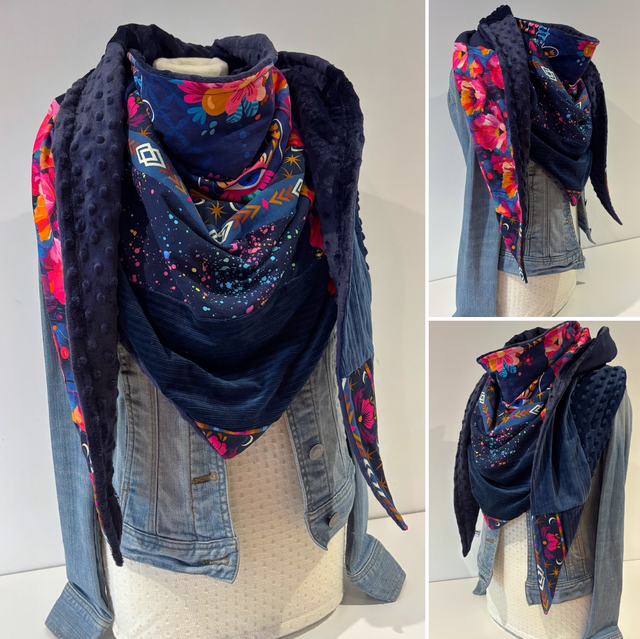 Maxi Chèche Double Patchwork 358