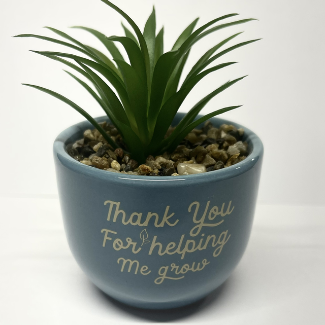 Cute Plant Pot - Thank You For Helping Me Grow 