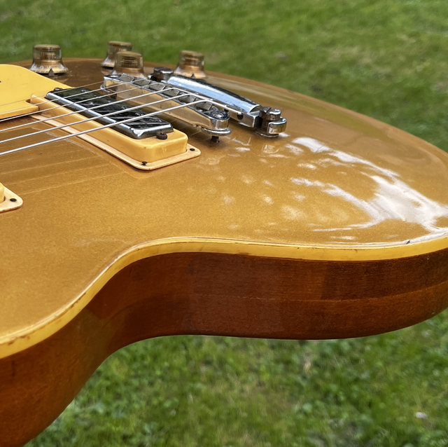 1978 Greco EG-600GS Gibson Goldtop Les Paul Deluxe (MADE IN JAPAN Lawsuit Era) w/ Maxon PU-113 Mini Humbuckers + ORIGINAL Hard CASE